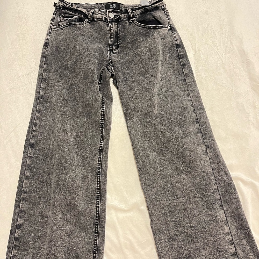 low rise black baggy jeans